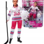 BARBIE HOCKEY BRUNETTE DOLL ART.HFG74SKIER