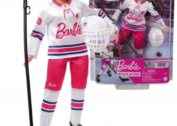 BARBIE HOCKEY BRUNETTE DOLL ART.HFG74SKIER