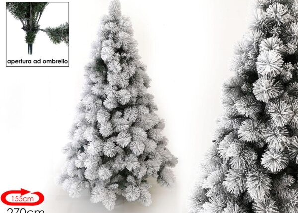 Albero Di Natale Monte Rosa Innevato 2,70Mt/1562rami