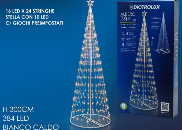 ALBERO 3 MT C/384 LED