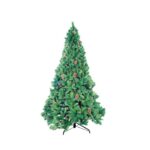 ALBERO DI NATALE CM.240 CLAVIERE CON PIGNE
