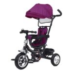 TRICICLO FERRO TIMONABILE C/SEDUTA PROTETTIVA E PARASOLE