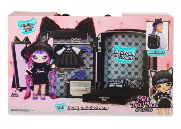 NA NA NA SURPRISE 3-IN-1 BEDROOM BLACK BUNNY 569732 TO 569749E7C