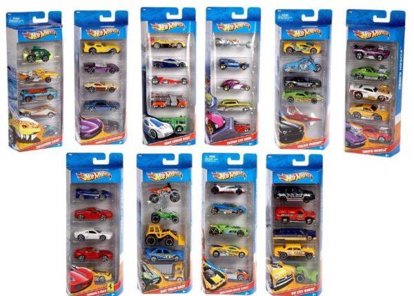 HOT WHEELS 5 VEICOLI