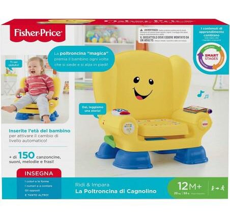 FISHER PRICE LA POLTRONCINA CAGNOLINO BHB16 CANVASS