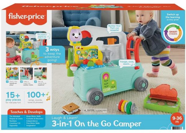 FISHER PRICE CAMPER GRANDI AVVENTURE HCK51