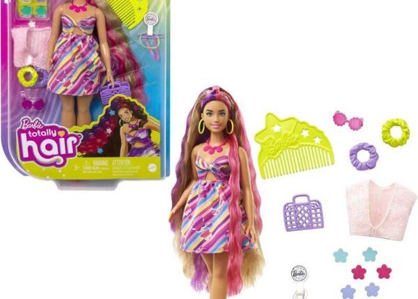 BARBIE TOTALLY HAIR DOLL BRUNETTE HCM89