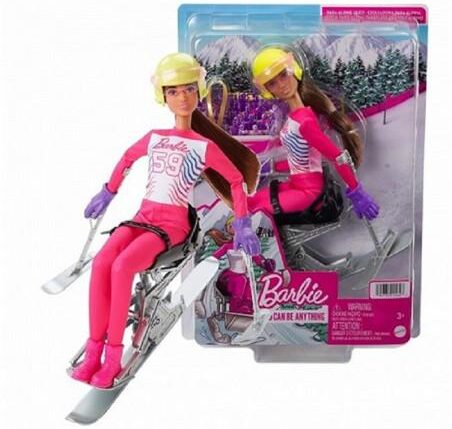 BARBIE ALPINE SKIER BRUNETTE DOLL ART.HCN33 $