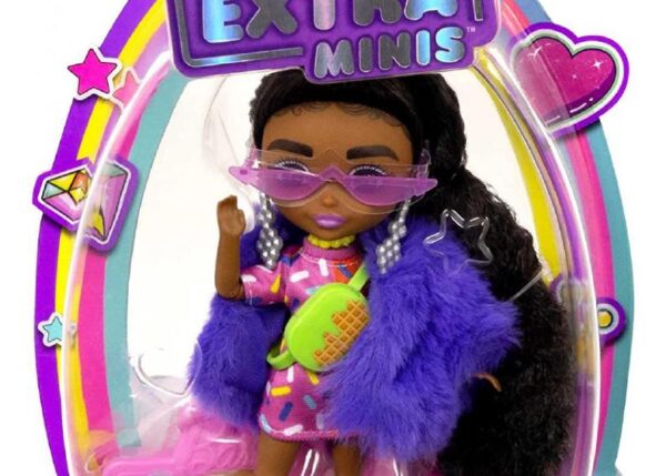 BARBIE EXTRA MINIS DARK SKIN DOLL HGP62
