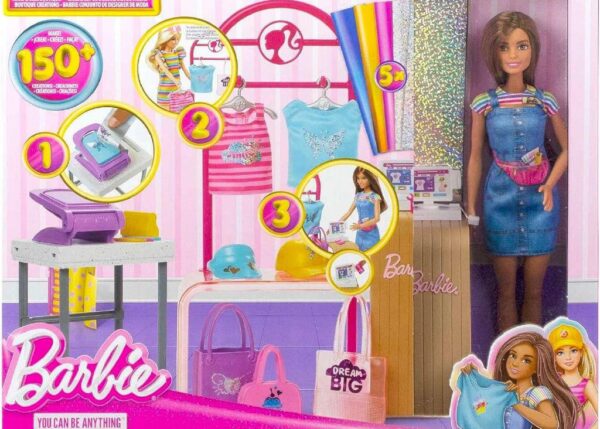 BARBIE BOUTIQUE MODA HKT78 CANVASS ART.17471