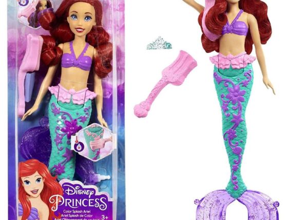 DISNEY PRINCESS ARIEL CAMBIA COLORE HLW00