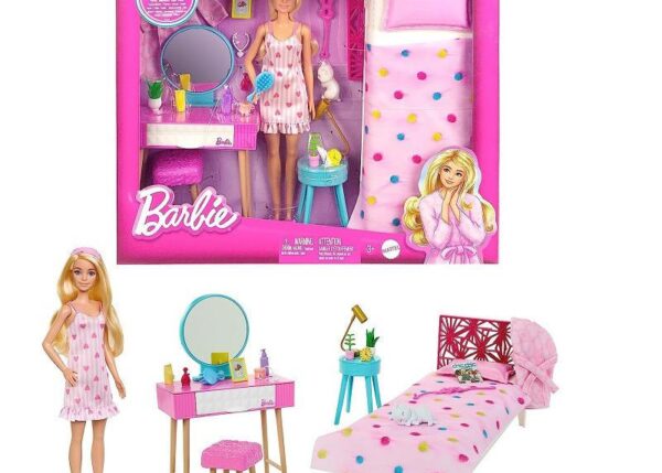 BARBIE SET CAMERA DA LETTO HPT55