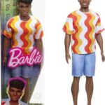 KEN FASHIONISTAS MORO MAGLIA ROSSA E ARANGIO DWK44-HRH23 CANVASS