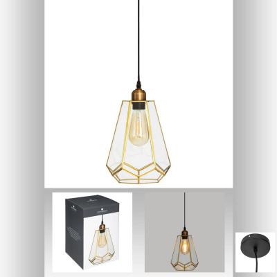 LAMPADARIO 173263 ULI 18X30CM VETRO DORA ART.A189059