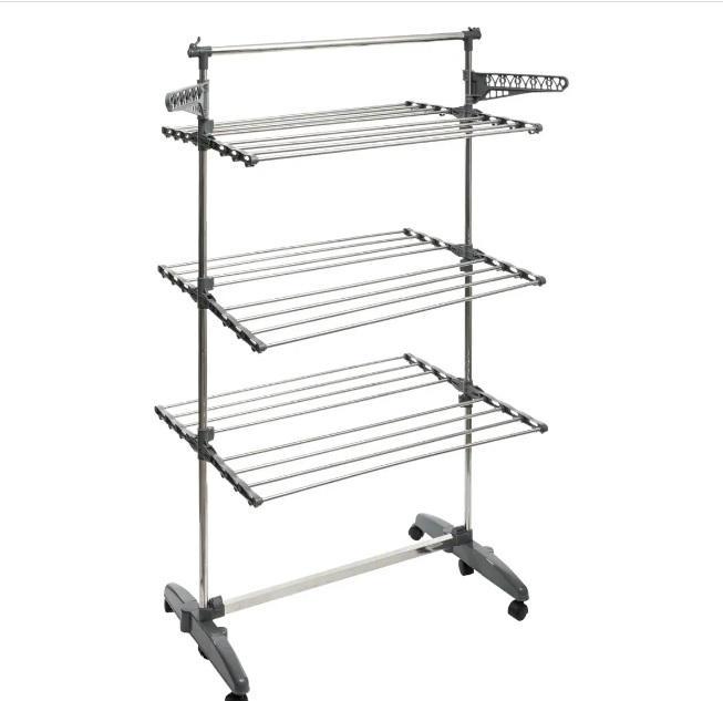 STENDIBIANCHERIA INOX MODULABILE 174X62X125CM 157306 STENDIBIANCHERIA INOX MODULABILE 174X62X125CM 157306