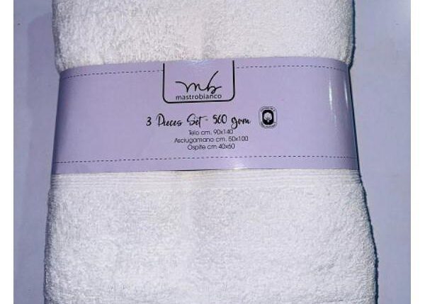 TRIS HOTEL BIANCO 560GR. ART.MTB100