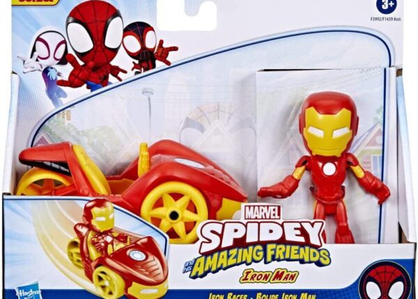 SPIDEY PERSON.10CM ASST.IRON MAN CON VEICOLO ARTF3992/F1459
