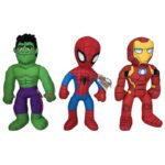 PELUCHE SPIDERMAN-HULK-C.AMERICA SONORO 45CM MARVEL ART.9266 $