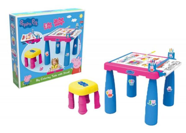 PEPPA PIG TAVOLO ATTIVITÃ€ C/SGABELLO ART.8117