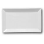 PIATTO KIMI $ RETTANGOLARE CM.26X15 BIANCO II