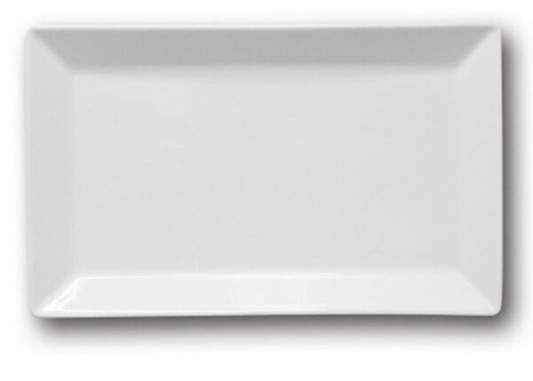 PIATTO KIMI $ RETTANGOLARE CM.26X15 BIANCO II
