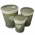 P/BIANCHERIA TONDO IN VIMINI TORTORA PICCOLO ART.21534