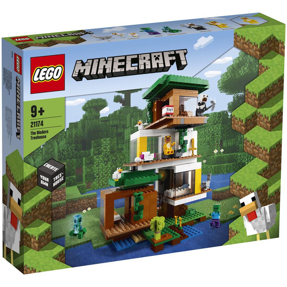 LEGO MINECRAFT CASA SULL'ALBERO MODERNA 21174 LEGO MINECRAFT CASA SULL'ALBERO MODERNA 21174