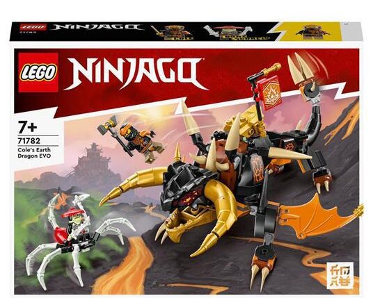 LEGO NINJAGO DRAGO DI TERRA DI COLE EVOLUTION 71782