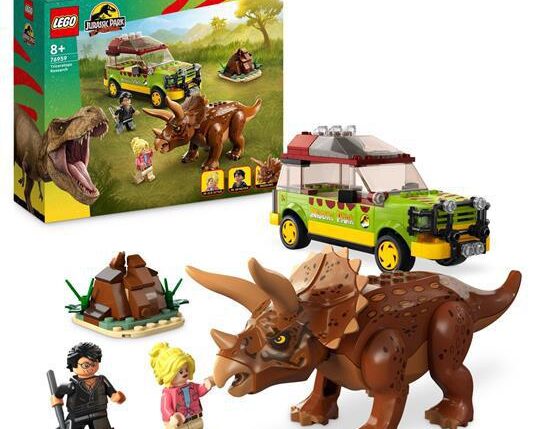 LEGO JURASSIC RICERCA TRICERATOPO 76959
