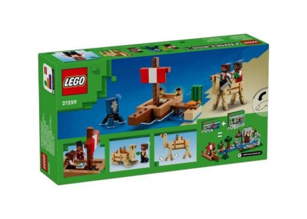LEGO MINECRAFT 21259 VIAGGIO DEL GALEONE DEI