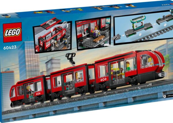 LEGO CITY 60423 TRAM E FERMATA DEL TRAM