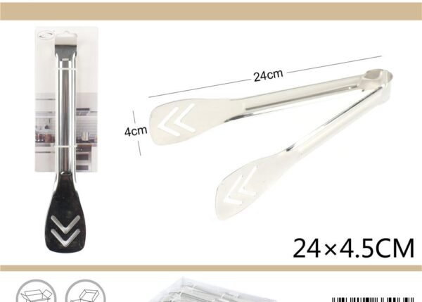PINZA PER CUCINA IN ACCIAIO ART.664039
