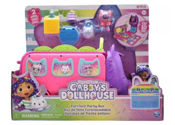 GABBY'S DOLLHOUSE SPRINKLE PARTY BUS -6068015 $