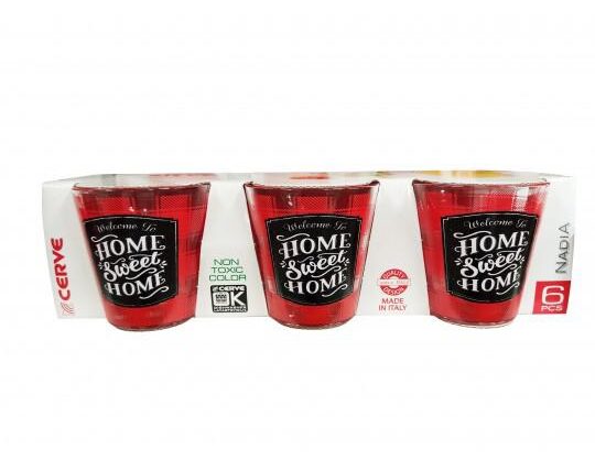 BICCHIERI CONF 6 M83140 ACQUA DEC TINA