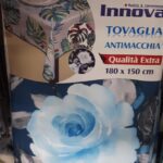 TOVAGLIA 180X150 ANTIMACCHIA FIORATO