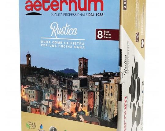 BATTERIA PENTOLE RUSTICA 8PZ