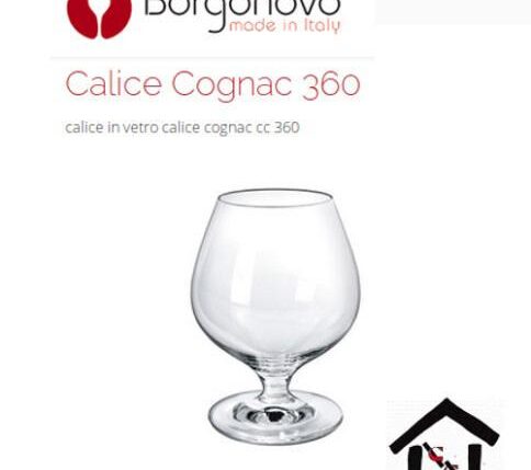 S/6 CALICI COGNAC 360CC. ART.11952