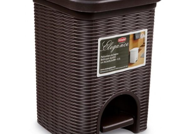 PATTUMIERA L.ELEGANCE 6LT MOKA 30102