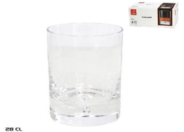 SET 6 BICCHIERI DA WHISKY 28 CL