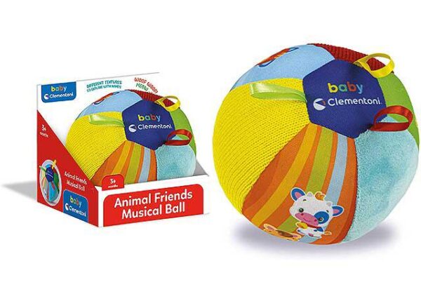 BABY CLEM.ANIMAL FRIENDS MUSICAL BALL 17464.5