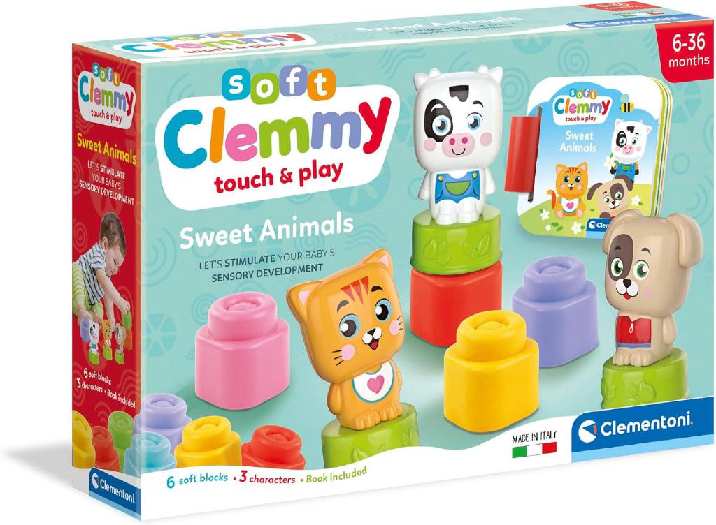 CLEMMY SOFT PLAYSET SWEET ANIMALS 17849 CLEMMY SOFT PLAYSET SWEET ANIMALS 17849