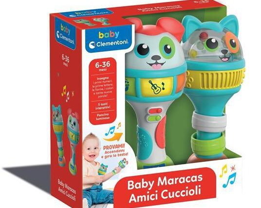 CLEMMY BABY MARACAS AMICI CUCCIOLI ART.17985