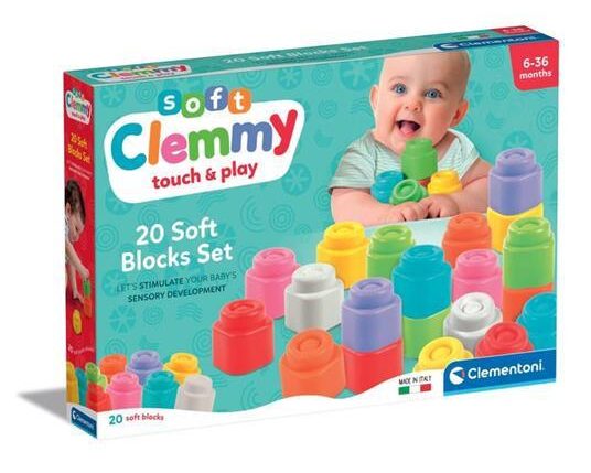 CLEMMY BABY COSTRUZIONI MORBIDE 20 BLOCCHI 17989