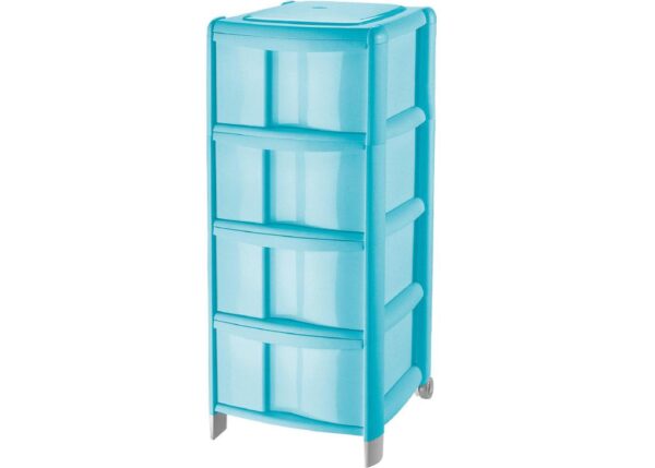 CASSETTIERA BAMBÃ™ 4 CASS. ALTI BLU DELFINO