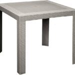 L.RATTAN TORTORA TAVOLO SATURNO 80X80X72