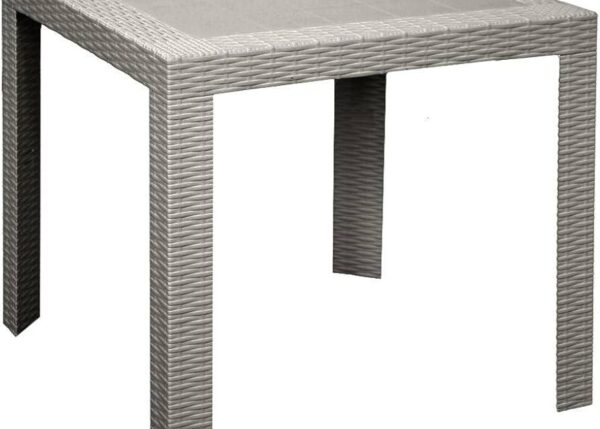 L.RATTAN TORTORA TAVOLO SATURNO 80X80X72