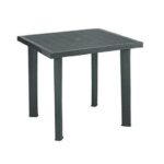 TAVOLO FIOCCO ANTRACITE 80X75X72CM