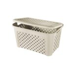 CESTA P.BIANCHERIA+COPERCHIO ARIANNA ANGORA