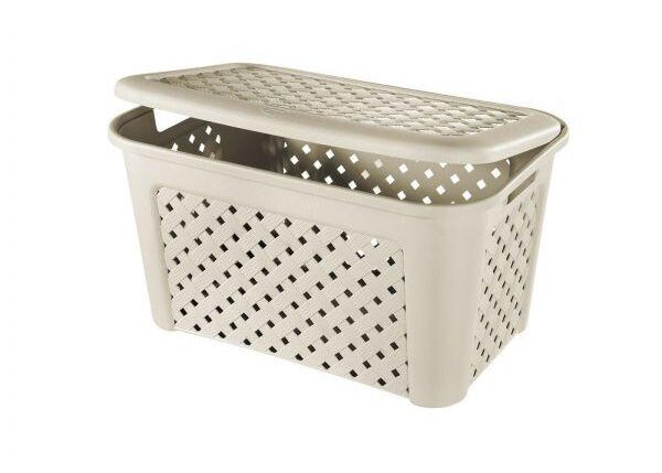 CESTA P.BIANCHERIA+COPERCHIO ARIANNA ANGORA