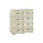 CASSETTIERA GRANDE, 8 CASSETTI PICCOLI ANGORA